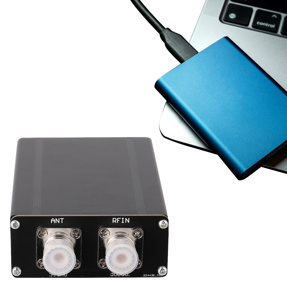 Mini sintonizzatore automatico per antenna da 1,8-50 MHz Display OLED da 0,91 pollici di N7DDC 7x7 3.2 Firmware programmato con alloggiamento in metallo assemblato