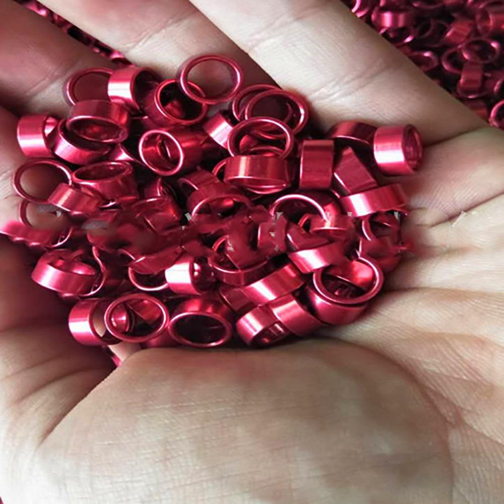 20 stk 3mm identifikationsdue kanariefugle fugleben kanariefugle metal guld fodåbningsring aluminium rustfrit stål customizati
