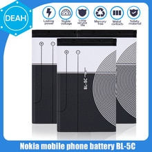 Batteria del telefono ai polimeri di litio BL5C BL-5C BL 5C 3.7V per Nokia 1100 1110 1200 1208 1280 1600 2600 2700 3100 3110 5130 6230 n70
