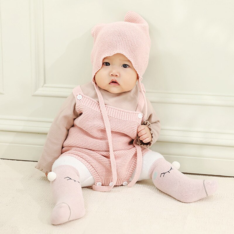 Zimowe ciepłe skarpetki dla noworodków śliczne pompon wełna jagnięca chłopcy dziewczęta skarpetki niemowlę maluch skarpetki podłogowe 0-1Y