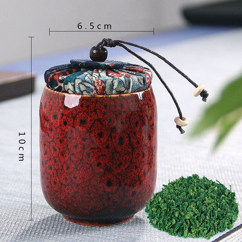 retro Stil Lila Tonne Tee Dosen Kleine Behälter Für Küche Lebensmittel Organizer Süssigkeit Gewürze Versiegelt Kasten Tee Gläser Panzer Porzellan topf: yaobianhong