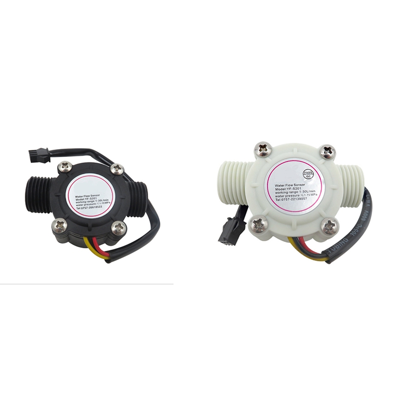DC5-18V Water Flow Sensor Flowmeter Hall Flow Sensor Water Control Liquid Flow 1-30L/Min 2.0Mpa Sensor Switch