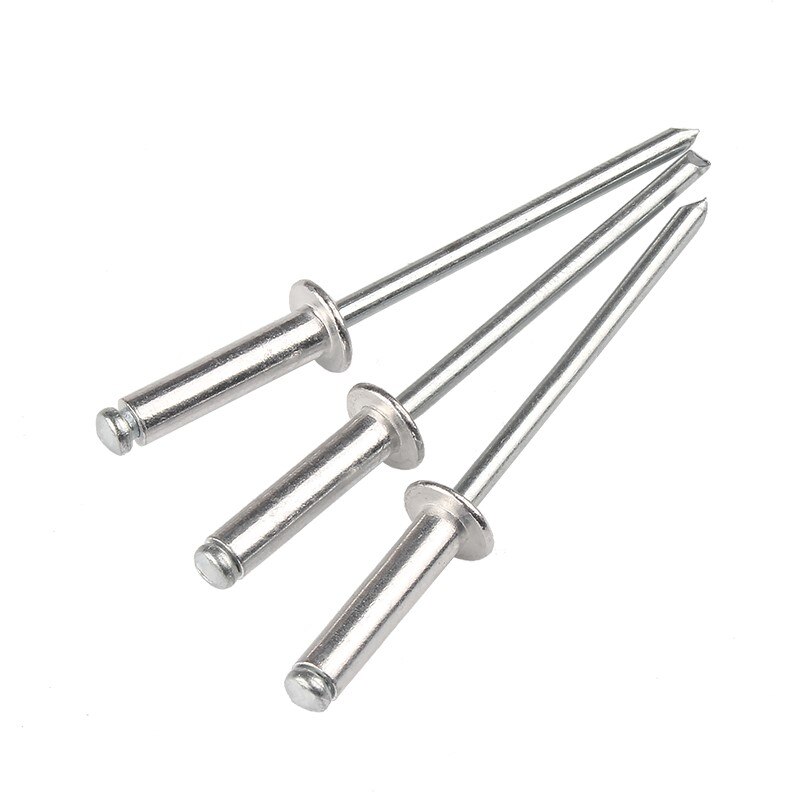 M6 aluminio Mushroon cabeza rotura mandril remaches ciegos 6mm x 10 12 16 20mm remache Pop de uñas para muebles coche avión