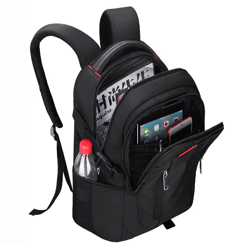 business laptop backpack with external USB interface travel waterproof college bags