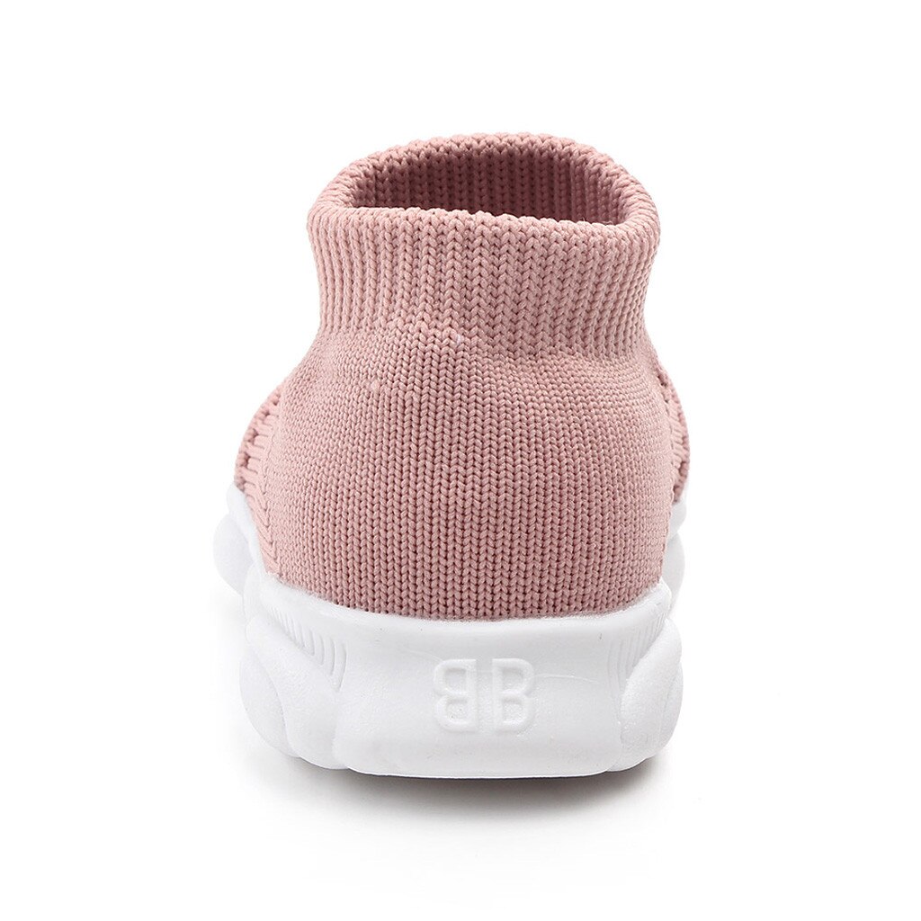 Baskets de Sport tricotées pour enfants, chaussures à mailles, chaussures pour bébé garçon et fille, tendance, automne-hiver, décontracté, # C