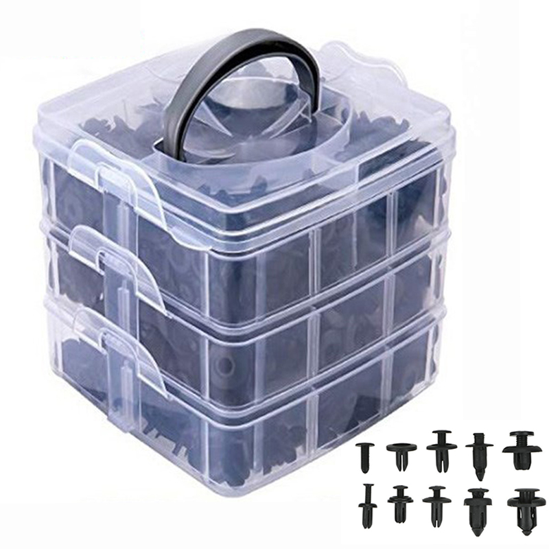 Kit de clips de fixation pour toutes les automobiles, rivets à pression, pour pare-choc, 620, pièces/boîte, clips de fixation de garniture: Default Title