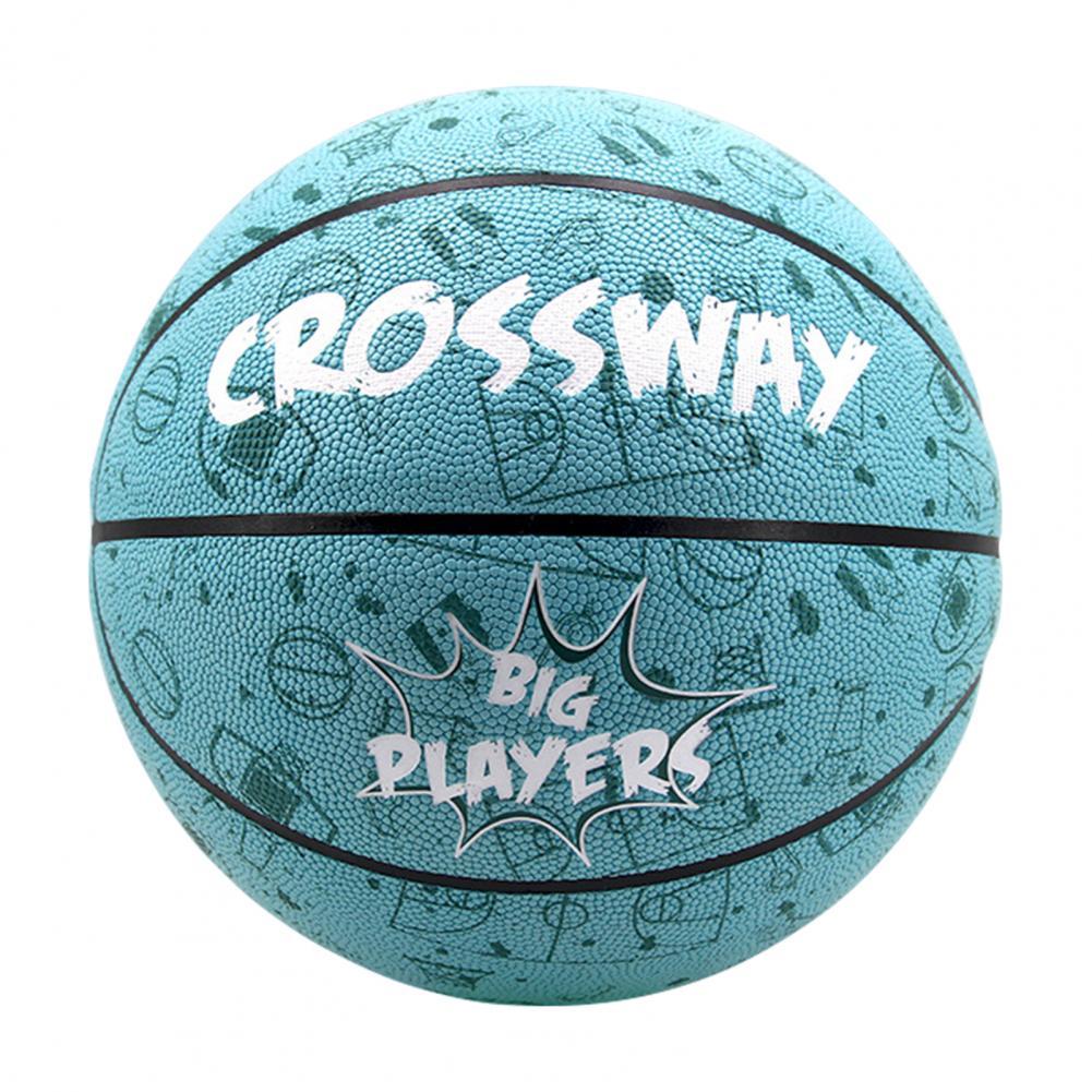 Basketball, hochwertig verarbeitet, 4 farben, outdoor-basketball mit kunstdruck, trainingsbasketball für mädchen, größe 5: Grün