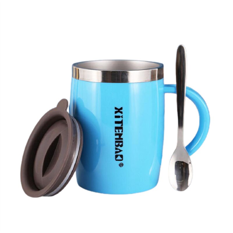 Kids Water Mug 304 Stainless Steel Tea Coffee Mug For Children Water Cup With Handle Kitchen Drinkware J443: 6