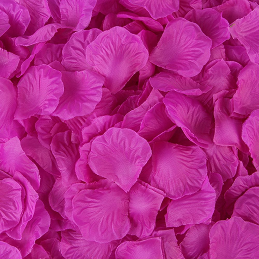 5 Zakken 500 Stuks 5*5 Cm Kunstmatige Rood Roze Wit Rozenblaadjes Zijden Doek Bloemblaadjes Bruiloft Verjaardag partij Decoratie: rose red