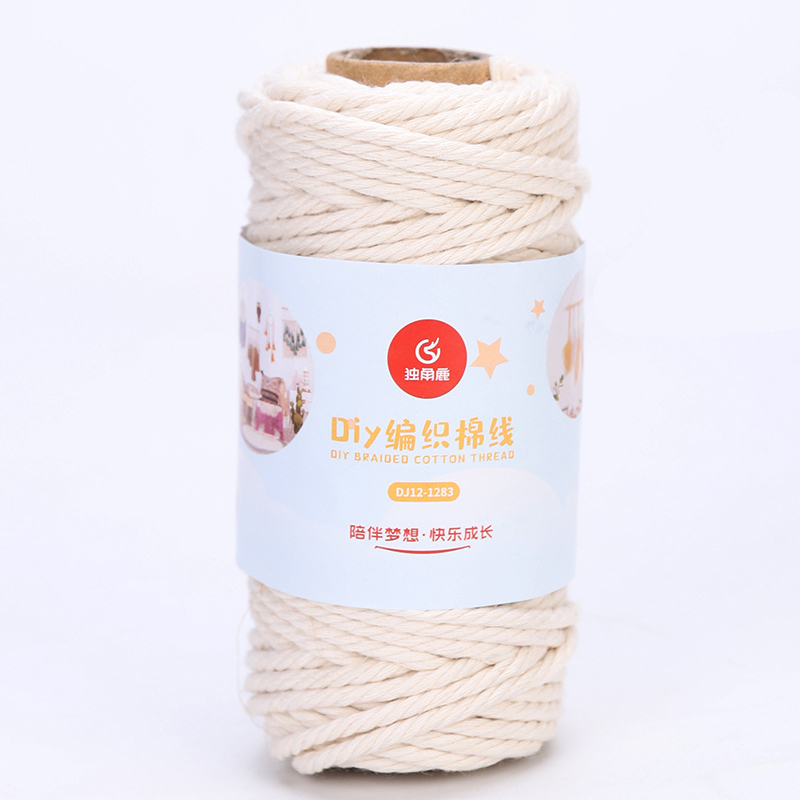 Boho Cords Rope Thread Colorful 100% Cotton Twiste... – Vicedeal