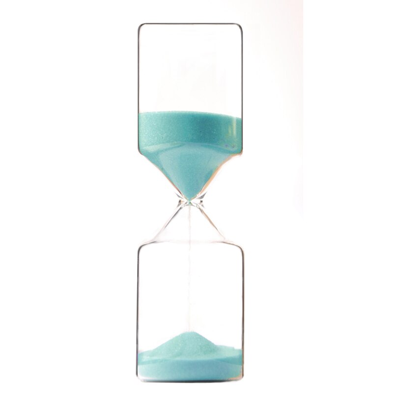 exquisit 30-Minute holz Basis glas farbige sanduhr Timer kreative exquisit dekoration