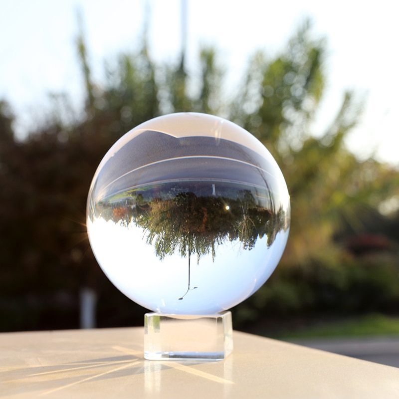 K9 Crystal Glass Ball Transparent Ball for Birthday Photography Props Ball Aid Home Deroc Souvenir Cristal Accessories