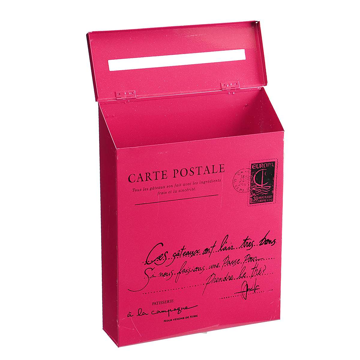 Retro American Pastoral Wall Mounted Mailbox Bucket Newspaper Boxes Mail Box Metal Letter Post Mailbox Garden Decoration