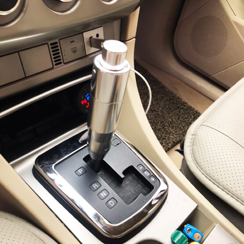 Shift Knob Automatic Universal CVT AT Car Gear Stick Shifter Selector Button Gearstick Lever Handle Gear Head Metal