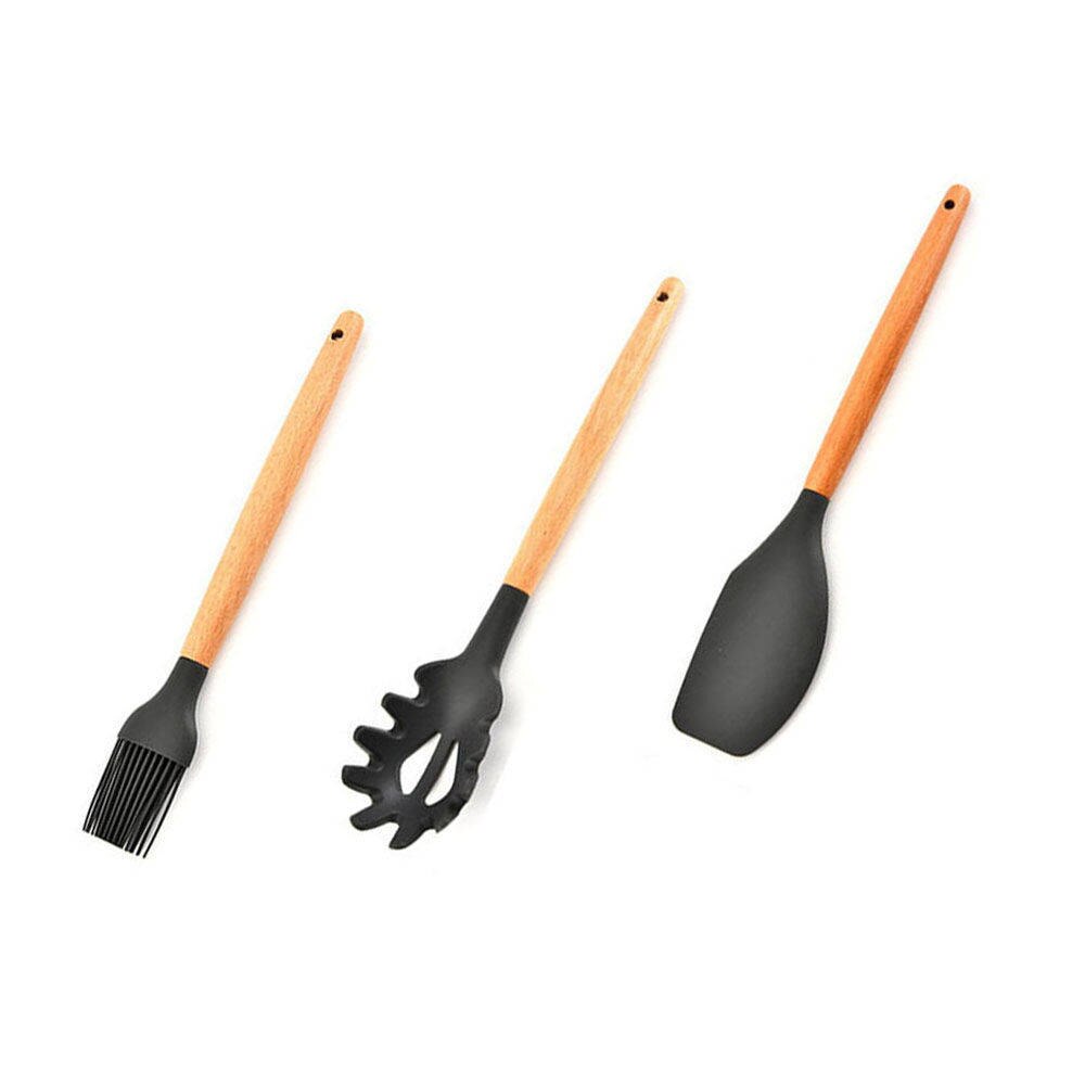 3Pcs/set Silicone Kitchen Utensil Set – For Cooking, BPA Free, Non Toxic Three Tools