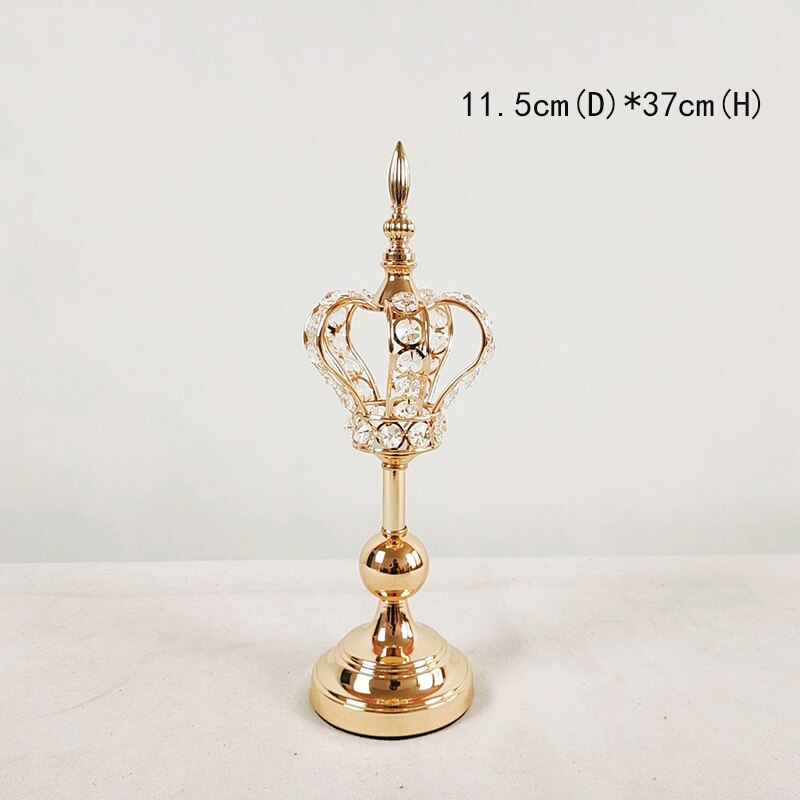 1Pcs Cake Stand Round Cupcake Stands Metal Dessert Display Cake Stands,: medium gold