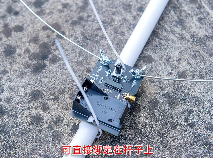 Active Magnetic Loop Antenna HA SDR Short Wave MW FM Low Noise Adjustable Gain Radio100k-30MHz Better than MLA-30