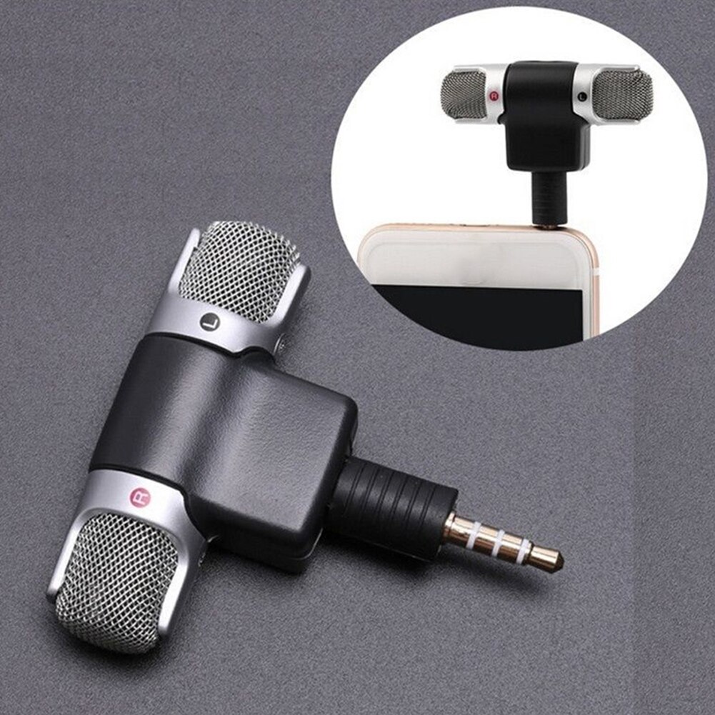 3.5MM ECM-DS70p Mini Microphone Electret Condenser Stereo Mic Music Player for sony 5s 6 6S plus Sansumg Table PC and More