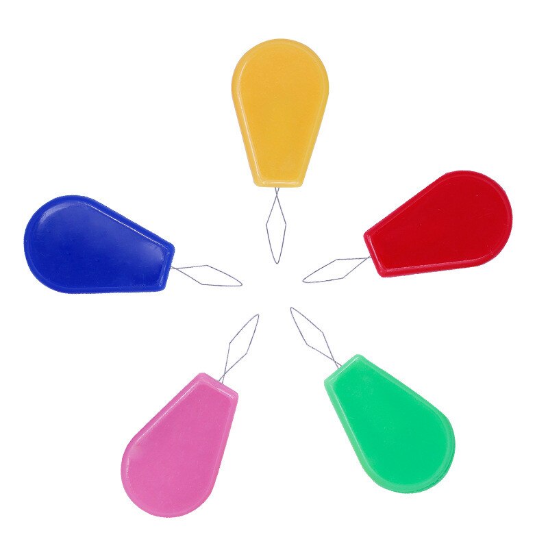 100PCS 4.5CM Needle Threader Stitch Insertion Tool for Leathercraft Needle Inserter Threader Sew Easy Automatic Needle Threader