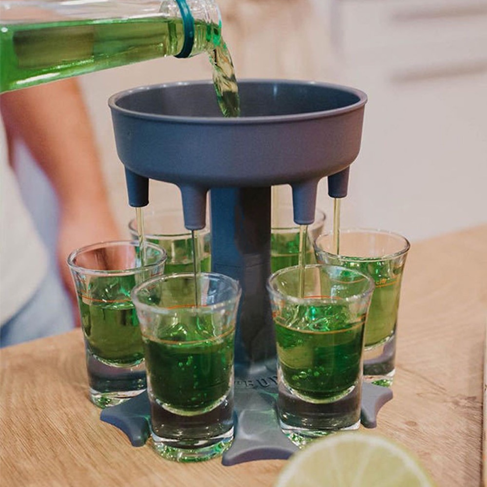 Dozownik robić alkoholu 6 kieliszek robić wina Whisky dozownik piwa uchwyt robić picia gry narzędzia na boże narodzenie strona główna bar kieliszek
