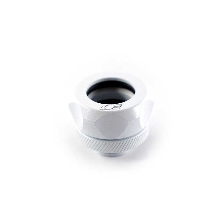 8 stk icemancooler 10 x 14mm petg badekar fittings  g1/4 od14mm stift rør hånd kompression stik sort, hvid, rød, blå cp 25 x 20mm: Hvid