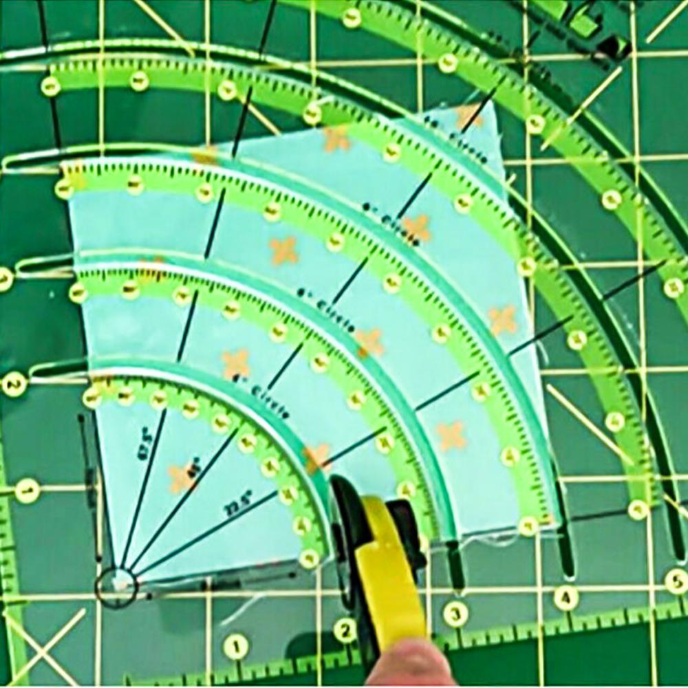 8 inch Patchwork Ruler Sewing Ruler DIY Tailor Foot Aligned Cutting Sewing Craft Tool Office & School Supplies