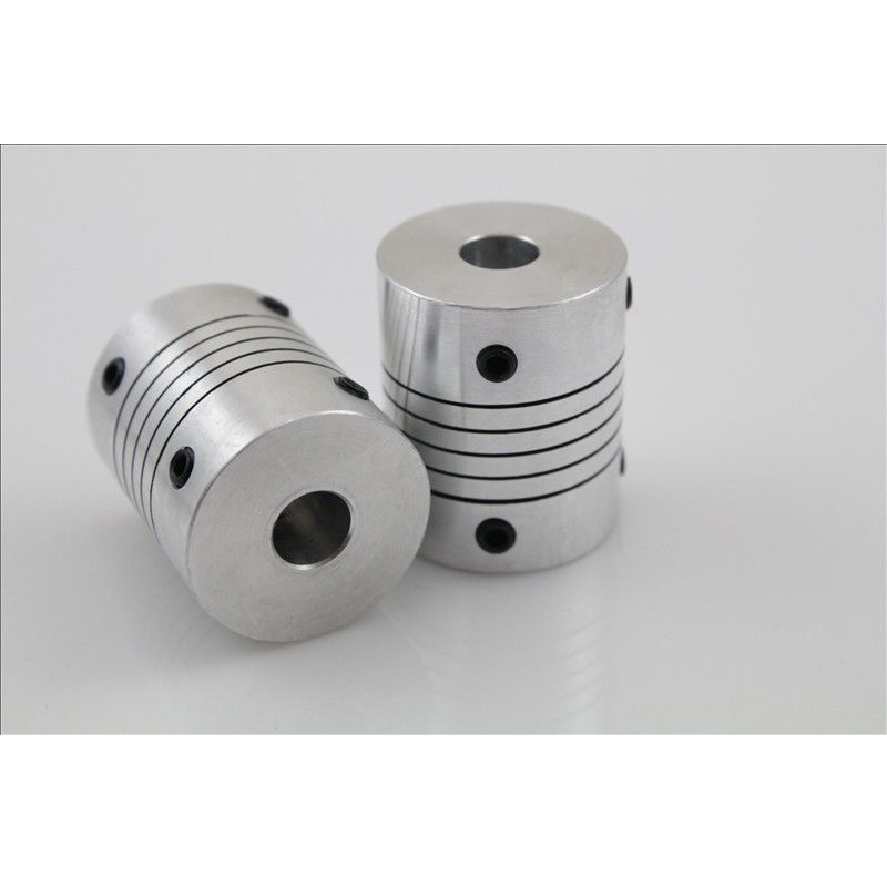 Plum Kupplungswelle 6 X 6,35 Mm – Elastische Klemmplatte Aus Aluminium Für Schrittmotor & Pumpen (D19 X L25 Mm)