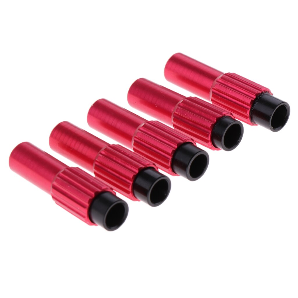 5 Pack Premium Bike Shift Cable Adjuster Adjustment Screw Derailleur Adapter Fixed Gear: Red