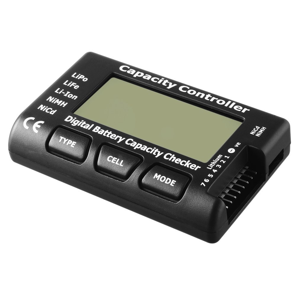 Universele rc-celmeter, -7 digitale celbatterijcapaciteitscontrole voor lipo life, li-ion, nicd, nimh-batterijspanningstester, controle