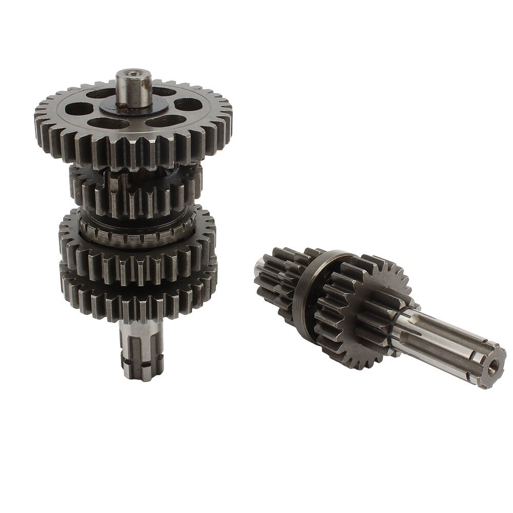 3+1 Reverse Gears Main Countershaft Transmission Gear Box Main Counter Shaft Fit For 50cc-110cc 3+1 Reverse Gears Engines