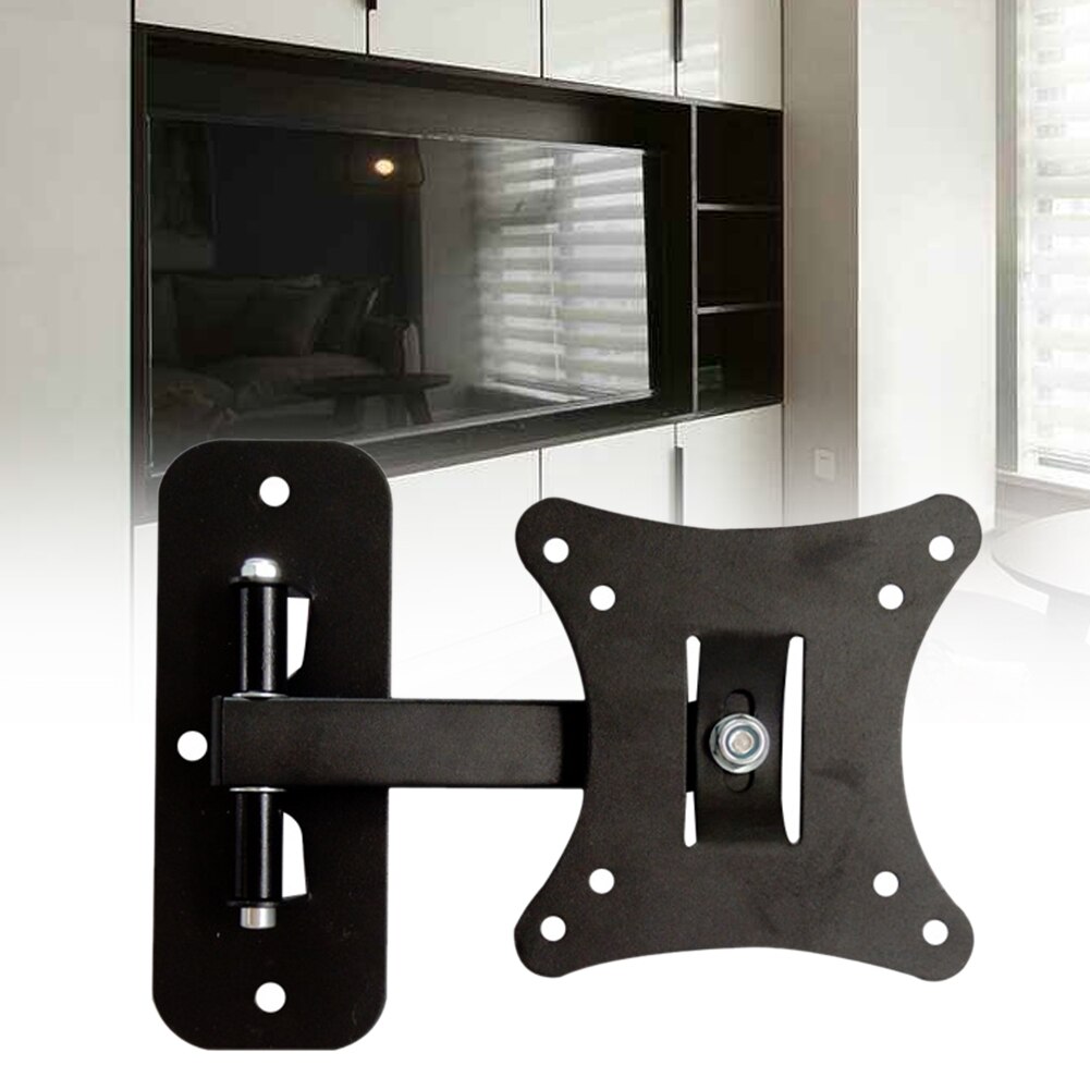 10-26inch LED Monitor TV Wall Bracket Swivel Mount Universal Home KTV 180 Degree Rotating LCD Adjustable Flat Screen Heavy Duty