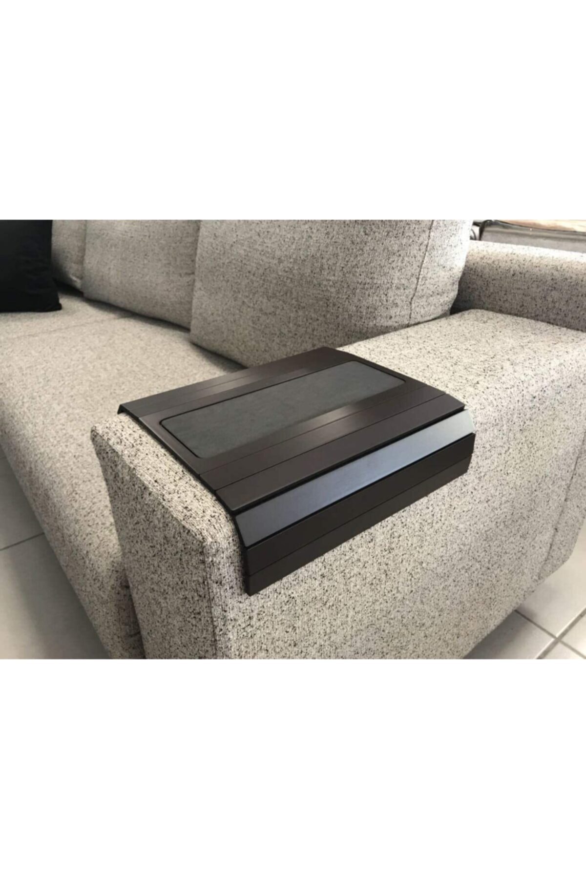 Table basse pliante en bois, Portable, noire, 50cm x 27.8cm