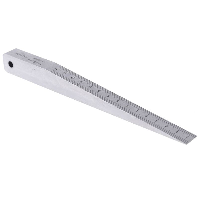 1-15Mm 0.5-10Mm 0.4-6Mm Wig Voelermaat Crack Vlakheid Layout Insert Wedge gauge Lassen Taper Meting