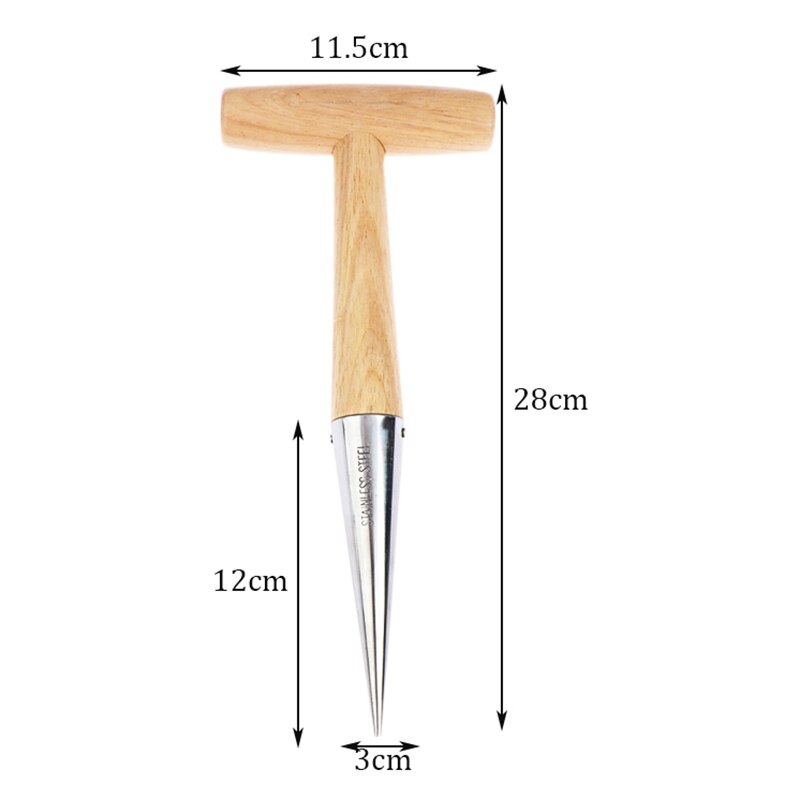 Home Gardening Hole Puncher Fertilizing Seeding Plant Seed Cutting Seedling Seedling Garden Tool Planting Supplies