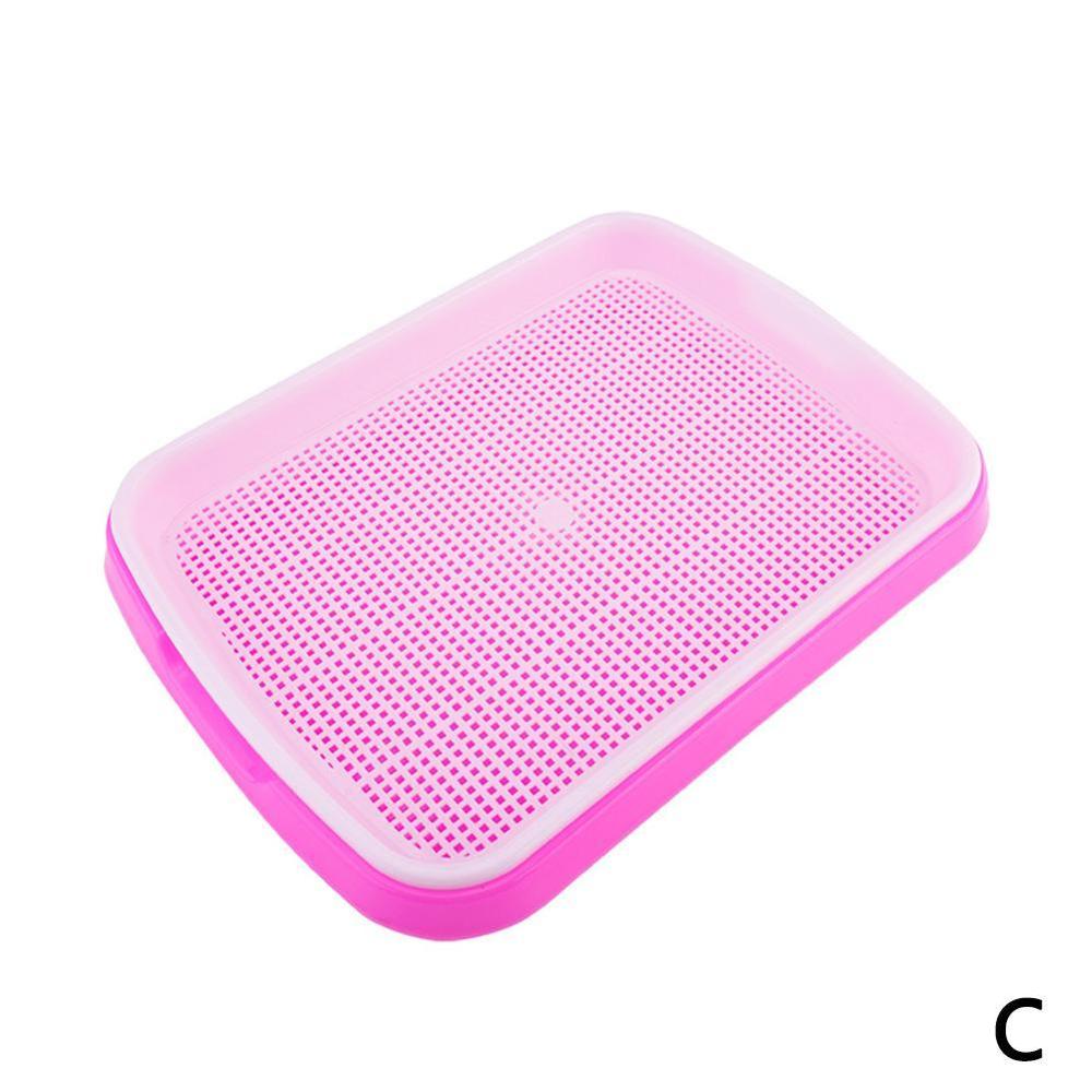 Bandeja de vivero de brotes de doble capa, gran capacidad, resina, trigo, plantación de césped, bandeja de guardería, tabla de germinación, bandeja de guardería para jardín: pink