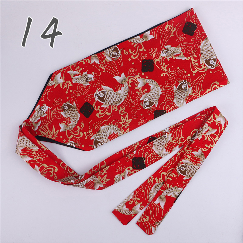 Traditioneller chinesischer Gürtel Hanfu Gürtel retro japanischer Stil Korsett Taille Obi Kleid Bund Schärpengurte Kimono Gürtel Zubehör: Silber / 75cm