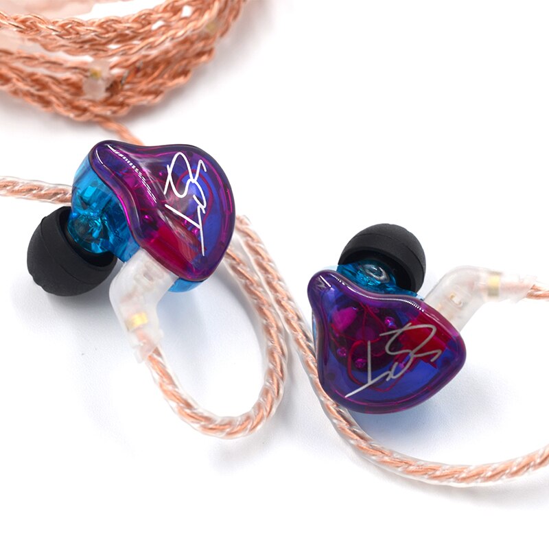 Kz zst x zst in-ear-kopfhörer, hybrid-headset, hifi-bass, geräuschunterdrückung, farbige ohrhörer mit mikrofon, ersatzkabel für zsn zsx  zs3