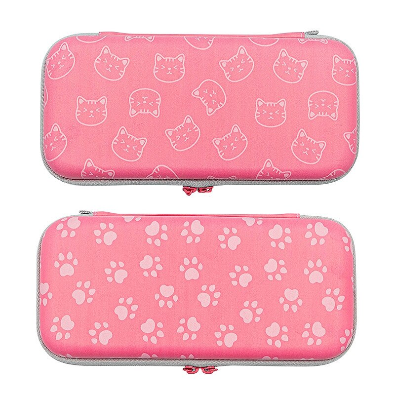 Para nintend caso interruptor portátil bonito gato garra saco de armazenamento protetor para nitendo switch nintendo console