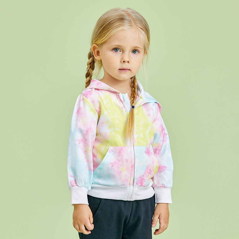 PatPat Spring and Autumn Baby / Toddler Girl Multi Color Hooded Jacket