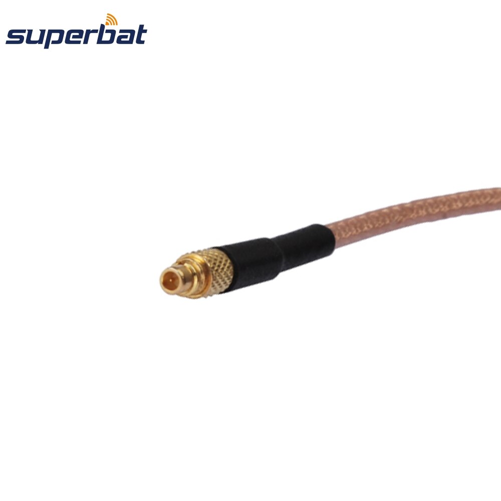 Superbat mmcx connetor macho plugue ângulo direito para a tomada reta rg316 antenas de ligação em ponte cabo gps rf conjunto de cabo 15cm