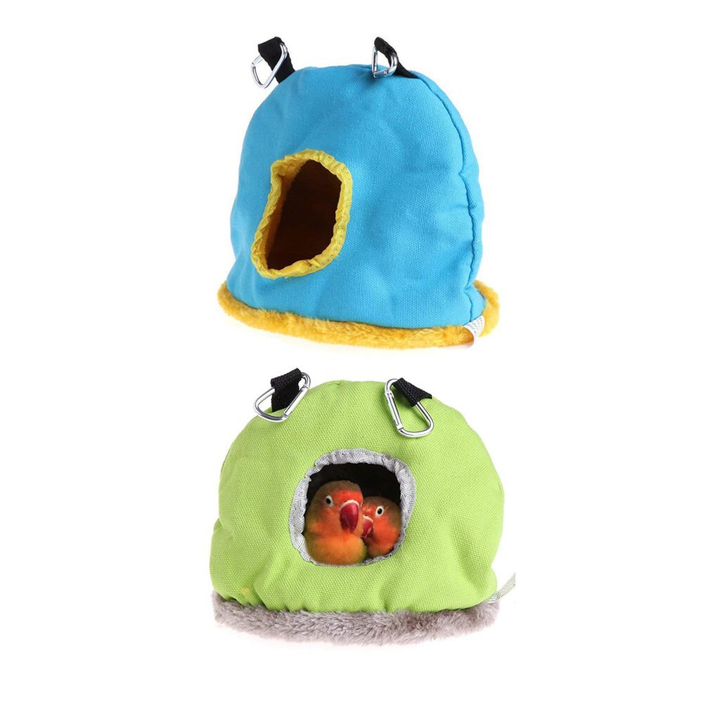 Huisdier Vogel Benodigdheden Warm Birdhouse Coral Fleece Leuke Warme Birdhouse Milieuvriendelijke Lichtgewicht Vogelnest