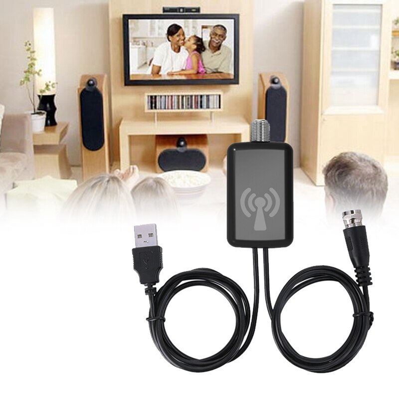 Hdtv antenne forsterker signal booster tv hdtv antenne med usb strømforsyningssett: misligholde tittel