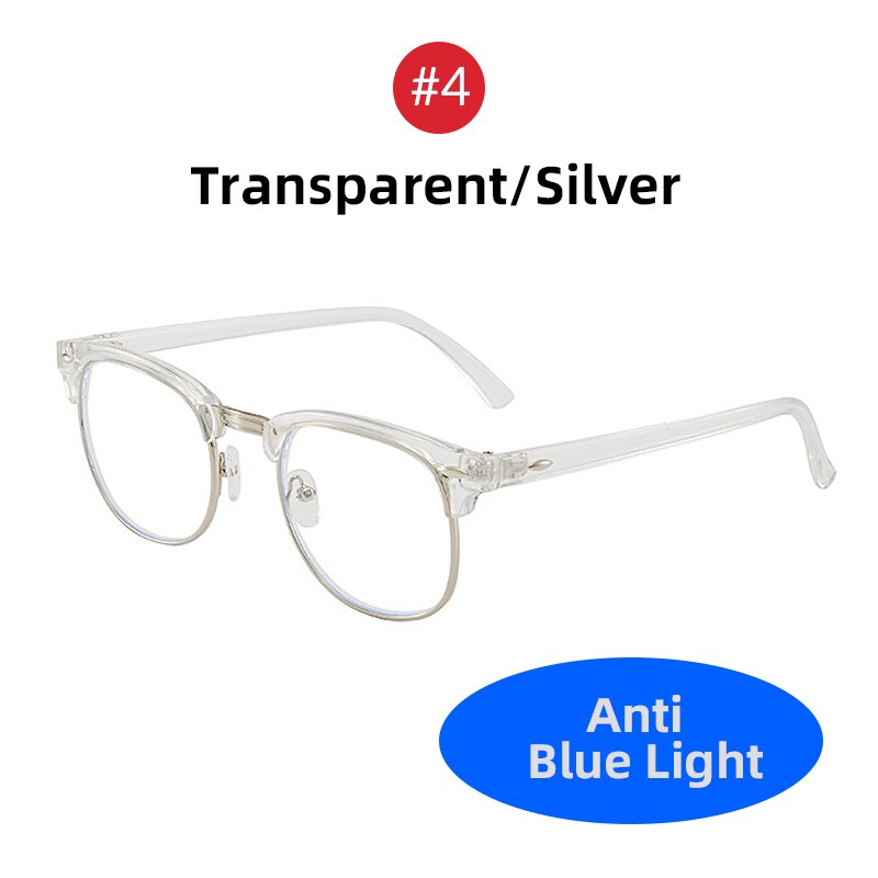 Gafas clásicas con montura transparente para hombre y mujer, lentes de bloqueo de luz azul sin montura, cuadradas, antirayos azules, para ordenador y videojuegos, 2025: Castaño