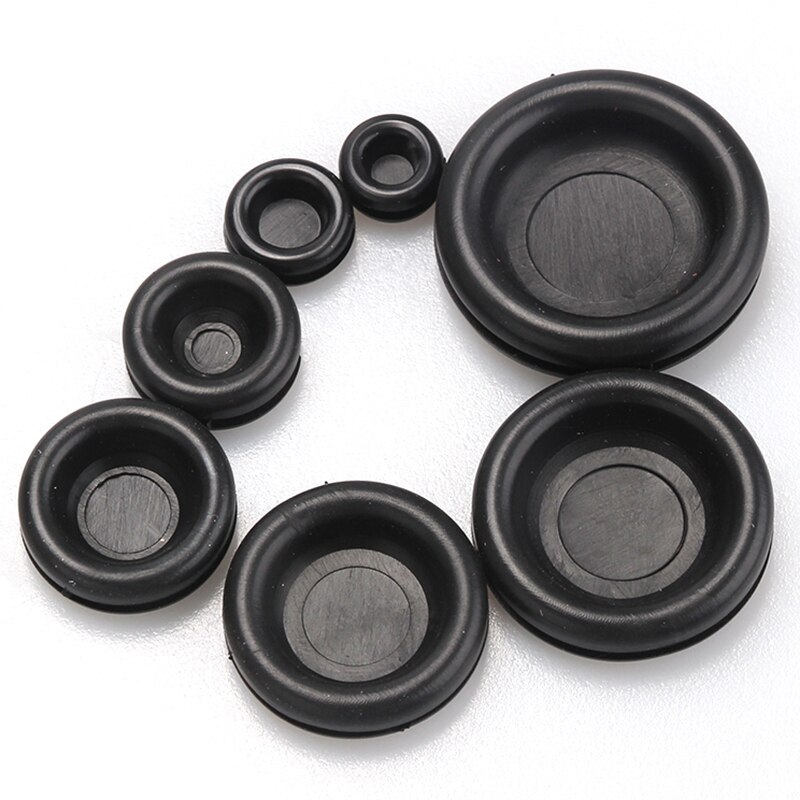 170pcs Rubber Grommet Firewall Buraco Conjunto Plugue Fio Elétrico Do Carro Junta Kit Pacote