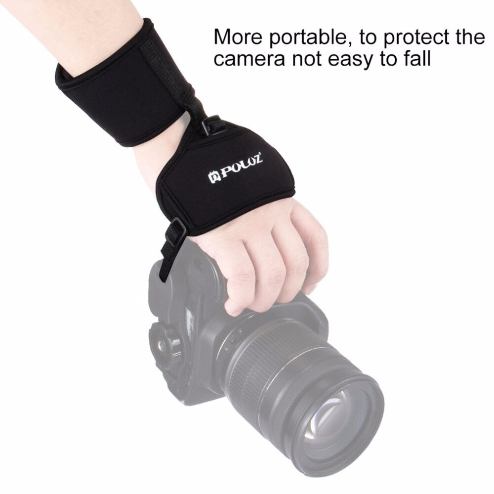 Neoprene Camera Hand Grip Wrist Strap for Sony Alpha A33 A33V A35 A37 A55 A55V A56 A57 A58 A65 A68 A77 A99 Mark II 2 DSLR Camera