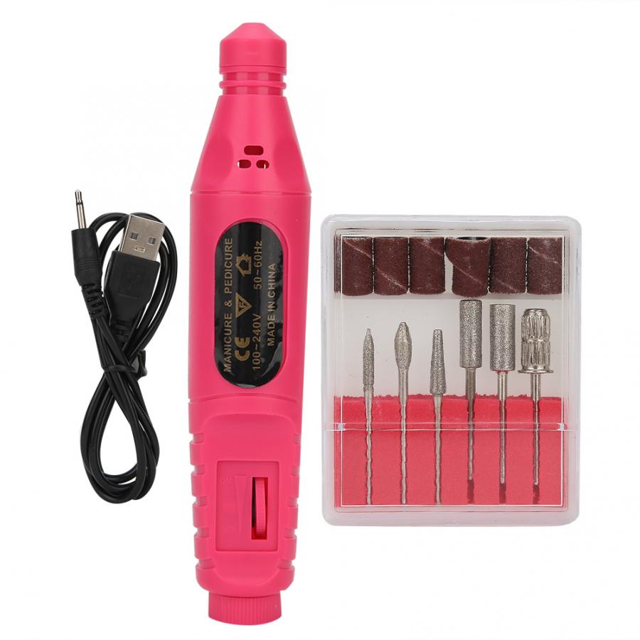 Máquina pulidora eléctrica para uñas, aparato para manicura y pedicura: A