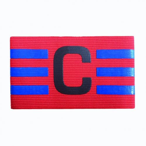 1pc Arm Band Leader competizione calcio capitano bracciale competizione di calcio sport Match Leader gruppo Arm Band Badge: Rosso