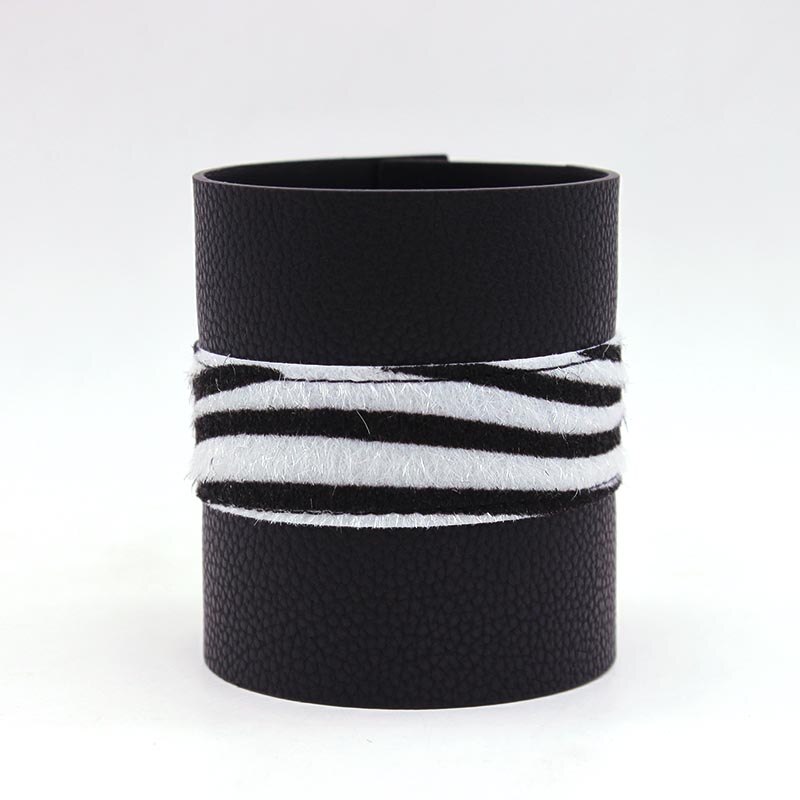 D & D Leopard Charme Punk Leder Armbinde Stil Luxus unisex Breite Große Armbinde Armreif Leder Schmuck Weihnachten