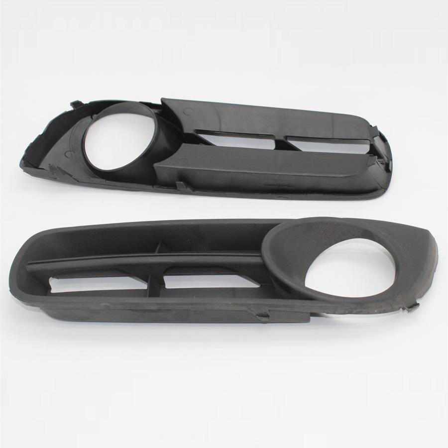 2 uds izquierda y derecha para Skoda Fabia MK2 2007 luz antiniebla del coche luz antiniebla del parachoques delantero cubierta de la rejilla de la lámpara