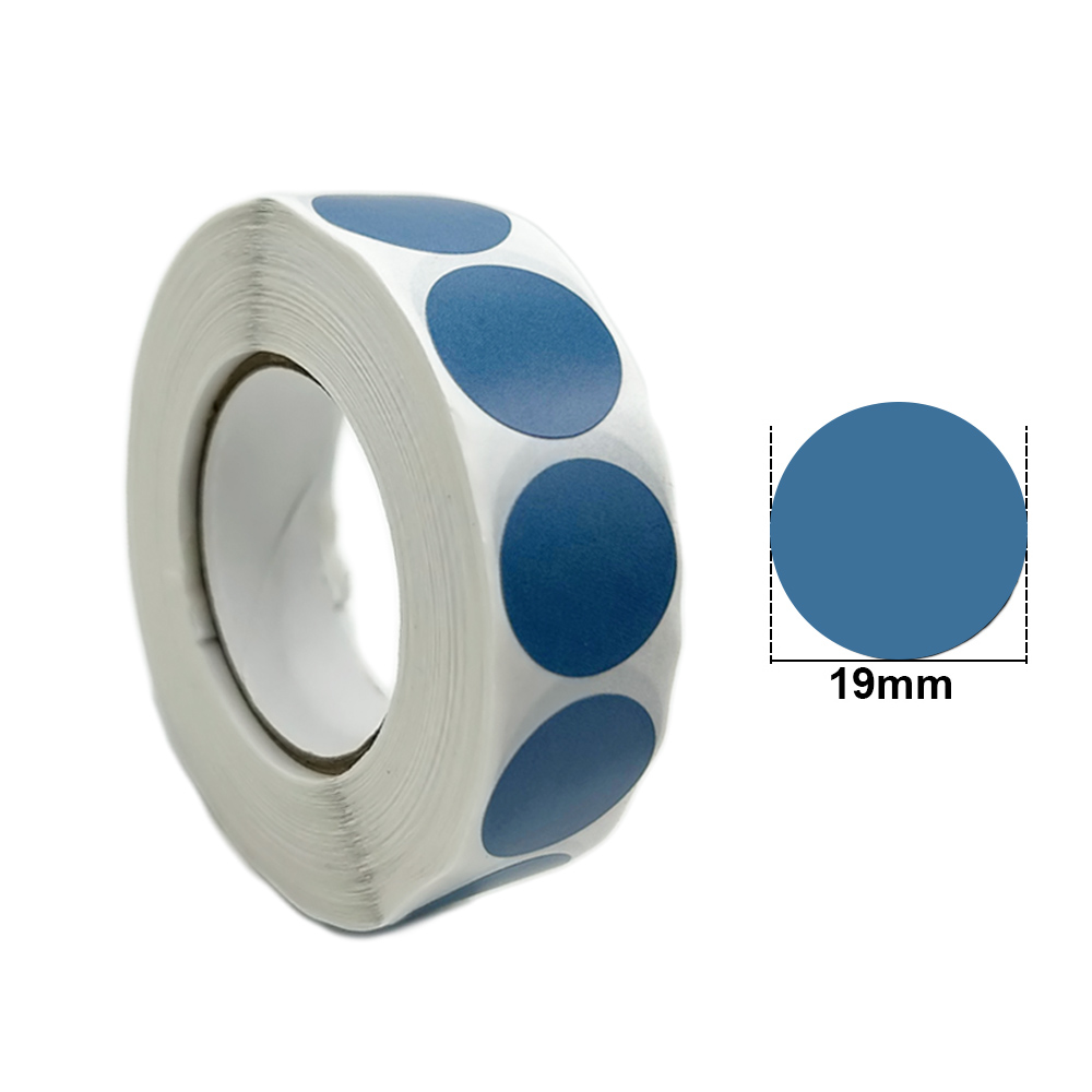 1000/Pcs tir pour cible 19mm noir/rouge cible plâtres tir cible plâtres autocollant Bullseye alésage tir accessoires: Bleu